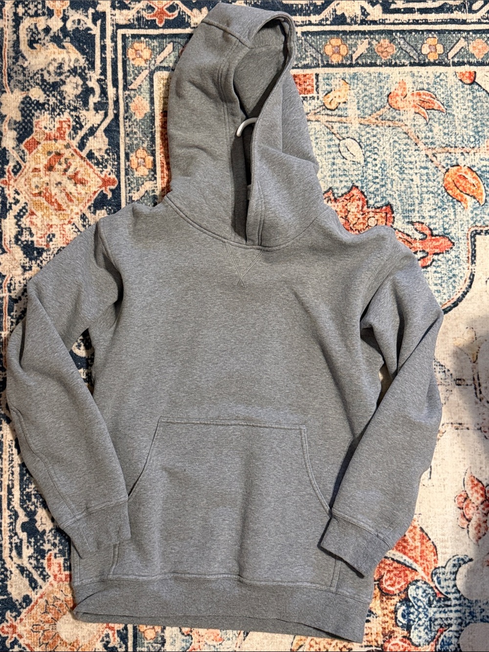 lululemon athletica Gray Hooded Pullover Sweatshirt